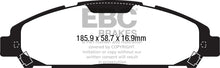 Load image into Gallery viewer, EBC 15+ Ford Mustang 2.3 Turbo Redstuff Front Brake Pads Brake Pads - Performance EBC   
