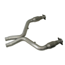 Load image into Gallery viewer, BBK 11-14 Mustang 5.0 Short Mid X Pipe With Catalytic Converters 3.0 For BBK Long Tube Headers X Pipes BBK
