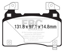 Load image into Gallery viewer, EBC 14+ Cadillac CTS Vsport 3.6 Twin Turbo Yellowstuff Front Brake Pads Brake Pads - Performance EBC   
