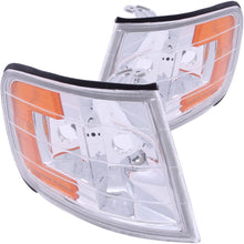 Load image into Gallery viewer, ANZO Corner Lights 1994-1997 Honda Accord Euro Corner Lights Chrome w/ Amber Reflector Lights Corner ANZO
