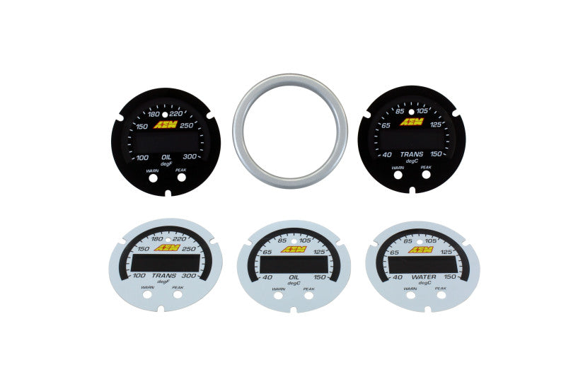 AEM X-Series Temperature Gauge Accessory Kit Gauges AEM
