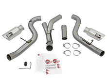 Load image into Gallery viewer, aFe LARGE Bore HD 4in Dual DPF-Back SS Exhaust w/Polished Tip 16-17 GM Diesel Truck V8-6.6L (td) LML DPF Back aFe
