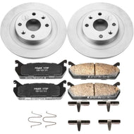 Power Stop 91-96 Ford Escort Rear Z17 Evolution Geomet Coated Brake Kit | CRK770