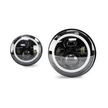 Load image into Gallery viewer, DV8 Offroad 07-18 Jeep Wrangler JK LED Projector Headlights w/ Angel Eyes Headlights DV8 Offroad
