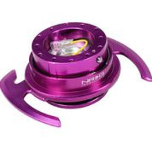 Load image into Gallery viewer, NRG Quick Release Kit Gen 4.0 - Purple Body / Purple Ring w/ Handles Quick Release Adapters NRG
