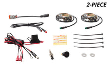 Load image into Gallery viewer, Diode Dynamics RGBW Engine Bay Strip Kit 2pc Multicolor Light Strip LED Diode Dynamics   
