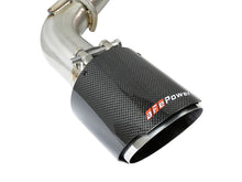 Load image into Gallery viewer, aFe Takeda 2.5in 304 SS Axle-Back Exhaust w/ Carbon Fiber Tips 16-19 Infiniti Q50 V6-3.0L (tt) Axle Back aFe
