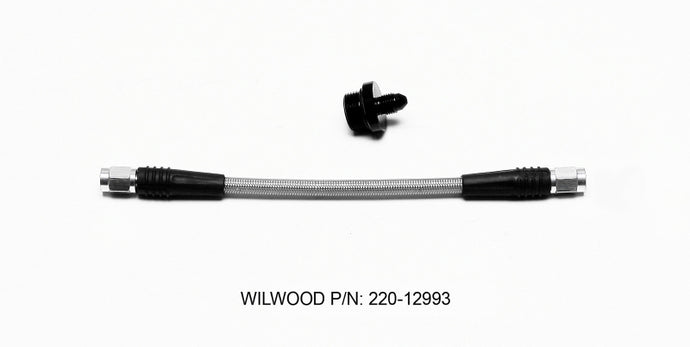 Wilwood Flexline Kit Billet Reservoir 8.00in Brake Line Kits Wilwood