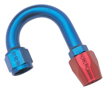 Load image into Gallery viewer, Russell Performance -10 AN Red/Blue 180 Degree Full Flow Hose End (1-1/4in Centerline Radius) Fittings Russell
