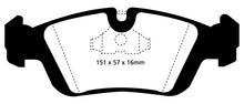 Load image into Gallery viewer, EBC 96-98 BMW Z3 1.9 Yellowstuff Front Brake Pads Brake Pads - Performance EBC   
