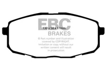 Load image into Gallery viewer, EBC 09-12 Hyundai Elantra 2.0 Touring Yellowstuff Front Brake Pads Brake Pads - Performance EBC   
