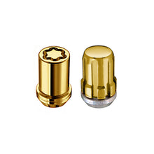 Load image into Gallery viewer, McGard SplineDrive Tuner 4 Lug Install Kit w/Locks &amp; Tool (Cone) M12x1.25 / 13/16 Hex - Gold (CS) Lug Nuts McGard
