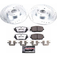 Power Stop 17-19 Fiat 124 Spider Rear Z26 Street Warrior Brake Kit Brake Kits - Performance D&S PowerStop   