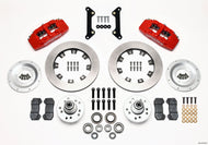 Wilwood Dynapro 6 Front Hub Kit 12.19in Red 70-78 Camaro Big Brake Kits Wilwood
