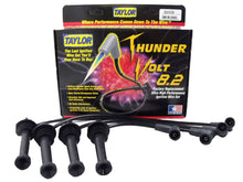 Load image into Gallery viewer, Taylor Cable 82009 ThunderVolt 8.2mm Ignition Wire Set; Black; Stock; 9.5 in.; OE Spark Plug Boot; Spark Plug Wire Set Taylor Cable Default Title
