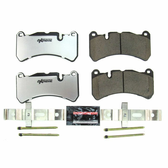 Power Stop 17-18 Alfa Romeo Giulia Front Z26 Extreme Street Brake Pads w/Hardware Brake Pads - Performance PowerStop   