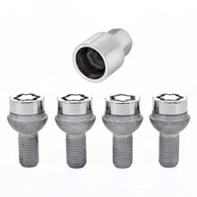 Load image into Gallery viewer, McGard Wheel Lock Bolt Set - 4pk. (Radius Seat) M12X1.5 / 17mm Hex / 23.3mm Shank Length - Chrome Wheel Bolts McGard
