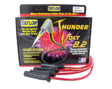 Load image into Gallery viewer, Taylor Cable 82231 ThunderVolt 8.2mm Ignition Wire Set; Red; Stock; 11.75 in.; 180 Deg. Plug Boot; Spark Plug Wire Set Taylor Cable
