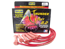 Load image into Gallery viewer, Taylor Cable 82297 ThunderVolt 8.2mm Ignition Wire Set; Spiro-Wound; Custom Fit; 6 cyl.; Red; Spark Plug Wire Set Taylor Cable
