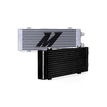 Load image into Gallery viewer, Mishimoto Universal Medium Bar and Plate Dual Pass Silver Oil Cooler Oil Coolers Mishimoto
