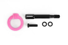 Load image into Gallery viewer, Perrin 14-19 Subaru Forester/Ascent Tow Hook Kit (Rear) - Hyper Pink Tow Hooks Perrin Performance   

