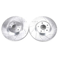 Power Stop 07-08 Infiniti G35 Front Evolution Drilled & Slotted Rotors - Pair | JBR1195XPR