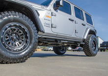Load image into Gallery viewer, N-Fab RKR Rails 2018 Jeep Wrangler JL 4 Door Dab Length - Gloss Black - 1.75in Body Armor &amp; Rock Rails N-Fab

