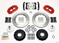 Wilwood Narrow Superlite 6R Front Hub Kit 14.00in Red 70-78 Camaro Big Brake Kits Wilwood