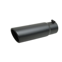 Load image into Gallery viewer, Gibson Rolled Edge Angle-Cut Tip - 4in OD/3.5in Inlet/12in Length - Black Ceramic Tips Gibson
