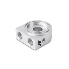 Load image into Gallery viewer, Mishimoto Silver M20 Oil Sandwich Plate Oil Filter Blocks Mishimoto
