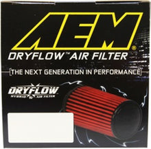 Load image into Gallery viewer, AEM Dryflow Conical Air Filter 5.5in Base OD / 4.75in Top OD / 5in Height Air Filters - Universal Fit AEM Induction
