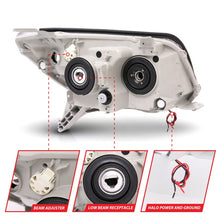 Load image into Gallery viewer, ANZO 2006-2009 Toyota 4Runner Projector Headlights w/ Halo Black Headlights ANZO

