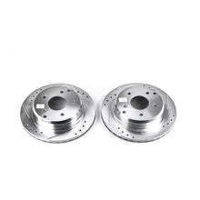 Load image into Gallery viewer, Power Stop 84-87 Chevrolet Corvette Rear Evolution Drilled &amp; Slotted Rotors - Pair Brake Rotors - Slot &amp; Drilled PowerStop
