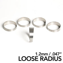 Load image into Gallery viewer, Ticon Industries 1.25in 45 Degree 2.2D/2.75in CLR LR 1.2mm/.047in Wall Titanium Pie Cuts - 5pk Titanium Tubing Ticon
