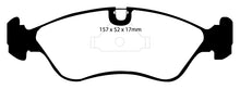 Load image into Gallery viewer, EBC 91-95 Opel Astra 2.0 Redstuff Front Brake Pads Brake Pads - Performance EBC   
