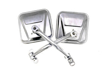 Load image into Gallery viewer, Rampage 1955-1983 Jeep CJ5 Side Mirrors - Stainless Side Mirrors Rampage
