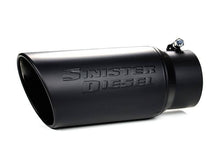 Load image into Gallery viewer, Sinister Diesel Black Ceramic Coated Stainless Steel Exhaust Tip (4in to 6in) Tips Sinister Diesel
