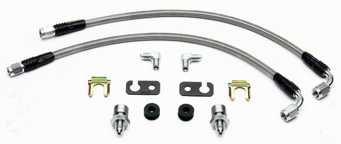 Wilwood Flexline Kit Front 2008 Toyota Matrix w/ SL6 Caliper Brake Line Kits Wilwood