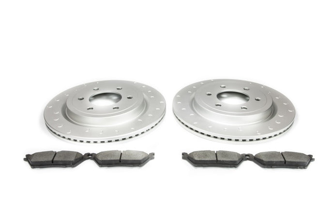 Alcon 19-20 Raptor/ 18-20 F-150 Rear Pad and Rotor Kit (Use with Stock Calipers) w/ Elect Park Brake Big Brake Kits Alcon   
