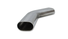 Load image into Gallery viewer, Vibrant 3in Oval (Nominal Size) T304 SS 45 deg Mandrel Bend 6in x 6in leg lengths Steel Tubing Vibrant
