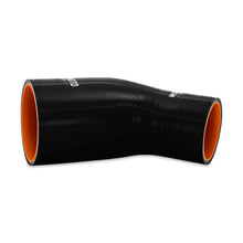 Load image into Gallery viewer, Mishimoto Silicone Reducer Coupler 45 Degree 2.25in to 3in - Black Silicone Couplers &amp; Hoses Mishimoto
