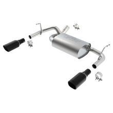 Load image into Gallery viewer, Borla 12-16 Jeep Wrangler 3.6AT/MT 4WD 2+4DR S/ SQ /RL/AC SR 2.5in, 2in Tip 3.5 sqx8 Black Chrome Axle Back Borla
