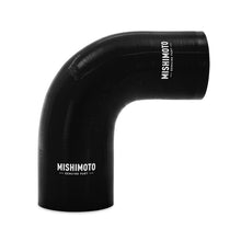Load image into Gallery viewer, Mishimoto Silicone Reducer Coupler 90 Degree 3in to 3.25in - Black Silicone Couplers &amp; Hoses Mishimoto
