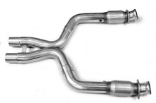 Load image into Gallery viewer, Kooks 11-14 Ford Mustang GT 5.0L 4V 3in x 2 3/4in OEM Exhaust GREEN Cat X Pipe Kooks HDR Req X Pipes Kooks Headers
