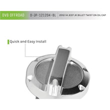 Load image into Gallery viewer, DV8 Offroad 2012-14 Jeep JK Twist On Billet Oil Cap Engine Hardware DV8 Offroad
