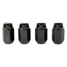 Load image into Gallery viewer, McGard Hex Lug Nut (Cone Seat) 1/2-20 / 13/16 Hex / 1.5in. Length (4-Pack) - Black Lug Nuts McGard
