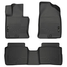 Load image into Gallery viewer, Husky Liners 11-14 Kia Optima Weatherbeater Black Front &amp; 2nd Seat Floor Liners Floor Mats - Rubber Husky Liners
