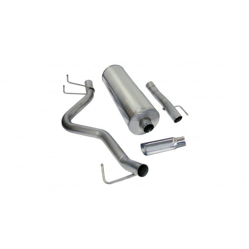 Corsa 2006-2007 -07 Dodge Ram Quad Cab/Short Bed 1500 4.7L V8 Polished Sport Cat-Back Exhaust Catback CORSA Performance