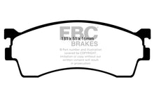 Load image into Gallery viewer, EBC 01-04 Mazda Protege 2.0 (Rear Drums) Yellowstuff Front Brake Pads Brake Pads - Performance EBC   
