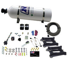 Load image into Gallery viewer, Nitrous Express Dual Holley/Gasoline Nitrous Kit (100-500HP) w/15lb Bottle Nitrous Systems Nitrous Express
